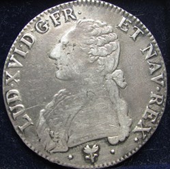 Ecu Louis XVI 1785 L Bayonne