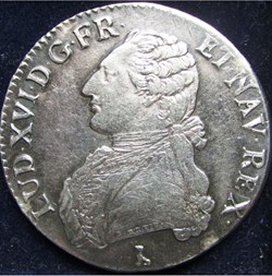 Ecu Louis XVI 1783 T Nantes