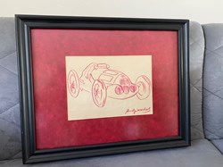 esquisse originale de Andy Warhol 1986