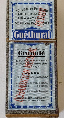 GUÉTHURAL / Granulés sécrétions bronchiques