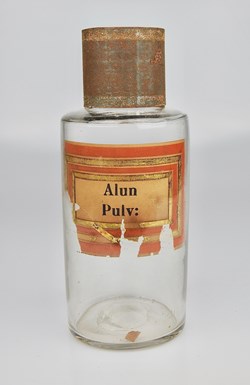 Flacon en verre petit modèle Pharmacie RAVASSE