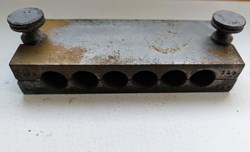 Moule en laiton 6 suppositoires 349 - 3 G
