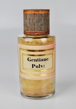 Flacon en verre très petit modèle Pharmacie RAVASSE