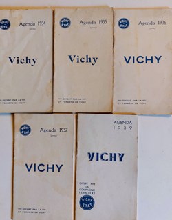 AGENDAS  VICHY ETAT 1934- 1939
