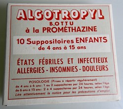 ALGOTROPYL Bottu suppositoires enfants
