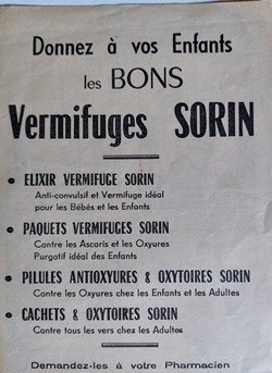 Vermifuges SORIN