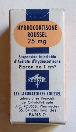 HYDROCORTISONE ROUSSEL 25 mg
