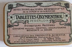 TABLETTES OXYMENTHOL PERRAUDIN
