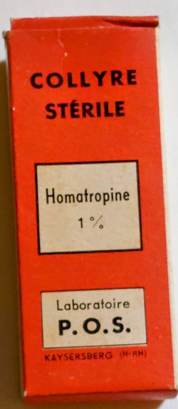 HOMATROPINE 1% COLLYRE STÉRILE P. O S.