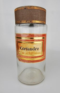 Flacon en verre Herboristerie grand modèle Pharmacie RAVASSE