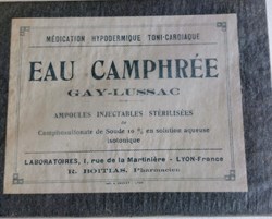 EAU CAMPHRÉE GAY - LUSSAC ( ampoules)