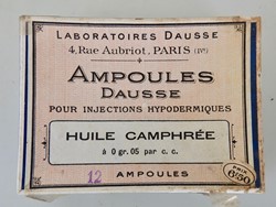 HUILE CAMPHRÉE Ampoules