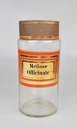 Flacon en verre Herboristerie grand modèle Pharmacie RAVASSE
