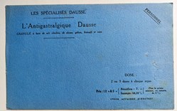 Les " Spécialisés DAUSSE" L'Antigastralgique