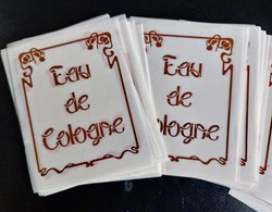 EAU DE COLOGNE / Étiquettes Phie de Blois