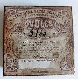 GLYCÉRINE EXTRA SOLIDIFIEE ( OVULES)