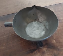 Coupelle de Pharmacie en étain Diamètre 7 cm