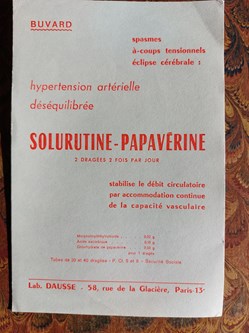 SOLURUTINE - PAPAVÉRINE Lab. Dausse