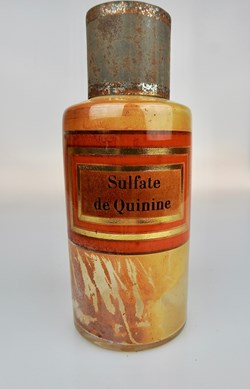 Flacon en verre petit modèle Pharmacie RAVASSE