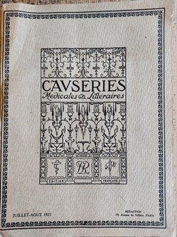 CAUSERIES 1921 Produits ROGIER