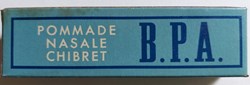 B. P. A.- POMMADE NASALE CHIBRET