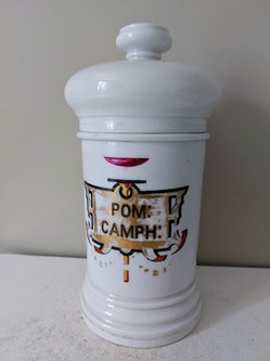 POM: CAMPH: pot faïence
