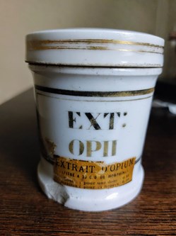 Pot à onguent céramique Ext:Oph