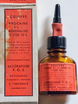 COLLYRE PROCAÏNE 2%+ADRÉNALINE POS