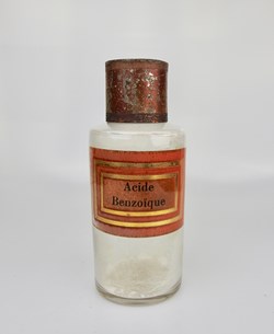 Flacon en verre petit modèle Pharmacie RAVASSE