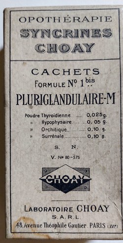 CACHETS PLURIGLANDULAIRES- M /CHOAY