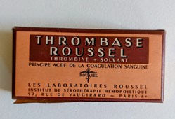 THROMBASE ROUSSEL ( Ampoule elt poudre)