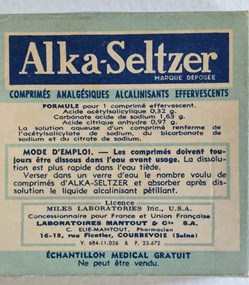 ALKA- SELZER (Comprimés effervescents)