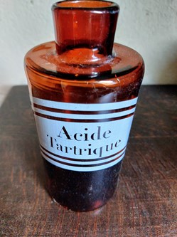 SN - Acide Tartrique Bouteille verre ambré