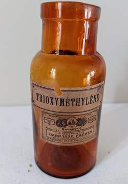 TRIOXYMETHYLENE / Flacon verre ambré 10 cm