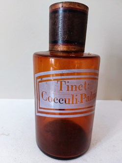 Tinct:Cocculi Palm:- Flacon verre ambré