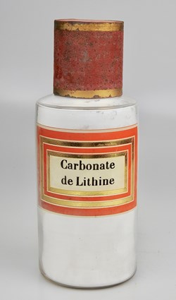 Flacon en verre petit modèle Pharmacie RAVASSE