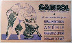 SARKOL "Plasma de bœuf Inaltérable "