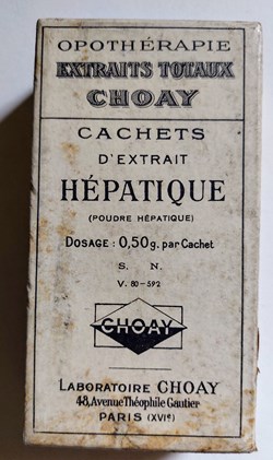 CACHETS D'EXTRAIT HÉPATIQUE CHOAY