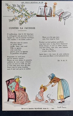 Lab. Paul - Métadier " Vieux Remèdes" no 20