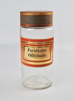 Flacon en verre Herboristerie grand modèle Pharmacie RAVASSE