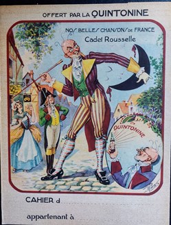 QUINTONINE Protège- cahier " Cadet Rousselle"