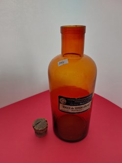 Bouteille verre ambré - Borate de Sodium officinal (pulvérisé)