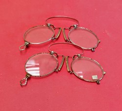 Pince - nez ressort arrondi