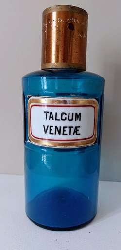 Bleu / étiq. Porcelaine / TALCUM VENETAE