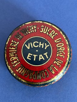 VICHY Sucre d'Orge de la Compagnie Fermière de Vichy. VICHY-ÉTAT