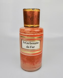 Flacon en verre petit modèle Pharmacie RAVASSE