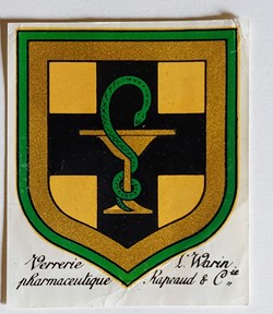 INSIGNE Verrerie Pharmaceutique L. WARIN