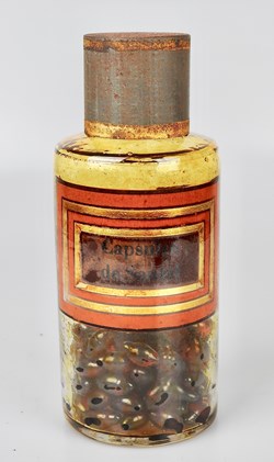 Flacon en verre petit modèle Pharmacie RAVASSE