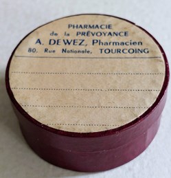 Boîte ronde en carton Diam. 4cm Phie DEWEZ