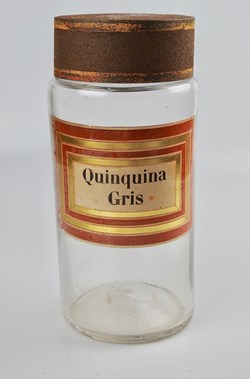 Flacon en verre Herboristerie grand modèle Pharmacie RAVASSE
